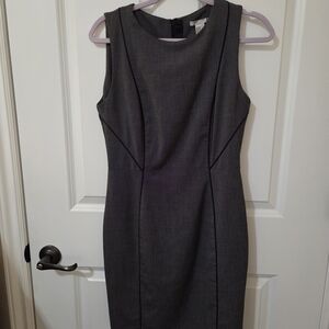 H&M Dark Gray Sleeveless Midi Dress
